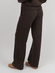 Simmi London Brown Romy Simmi Studios Chunky Knit Trousers - Image 2 of 4