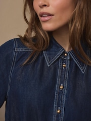 أوفرول دنيم من Mint Velvet - صورة 6 من 8