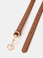 Mint Velvet Brown Suede Snaffle Belt - Image 3 of 3
