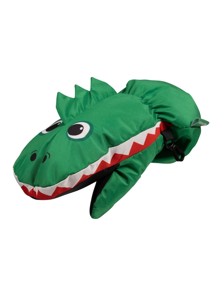 Trespass Green Playful Kids Mitten Gloves - Image 4 of 4