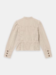 Mint Velvet Natural Military Peplum Jacket - Image 8 of 8