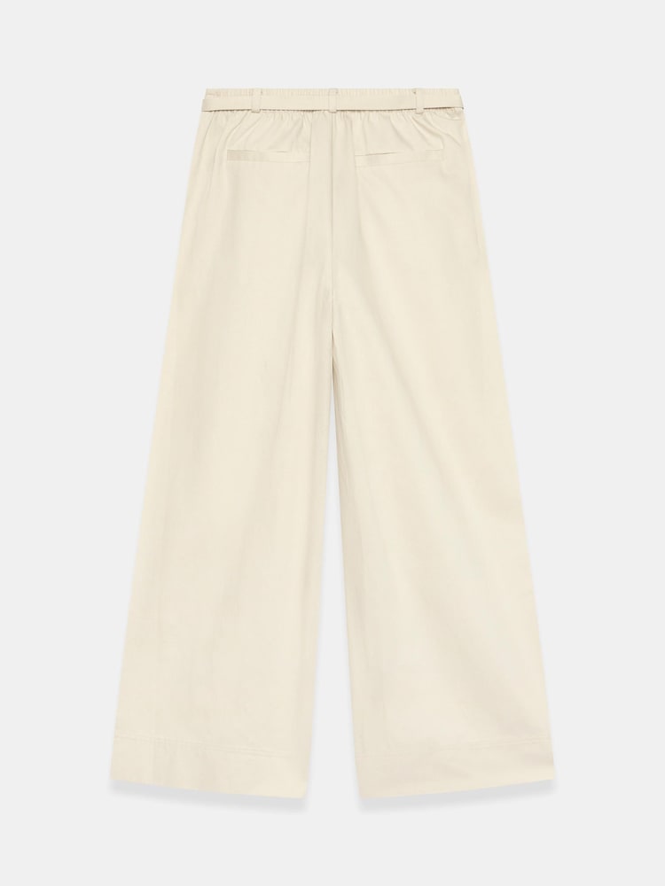 Mint Velvet Cream Belt Wide Leg Trousers - Image 8 of 8