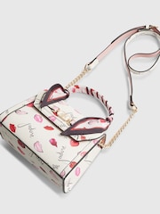 River Island Cream Mini Jadore Tote Cross-Body Bag - Image 4 of 6