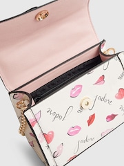 River Island Cream Mini Jadore Tote Cross-Body Bag - Image 5 of 6