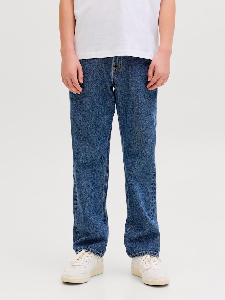 JACK & JONES JUNIOR Blue Chris Relaxed Fit Jeans - Image 1 of 7