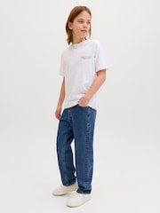 JACK & JONES JUNIOR Blue Chris Relaxed Fit Jeans - Image 2 of 7
