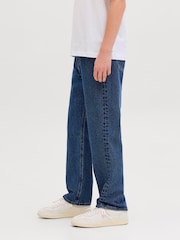 JACK & JONES JUNIOR Blue Chris Relaxed Fit Jeans - Image 4 of 7