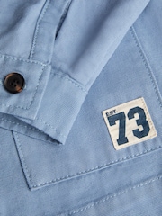 Monsoon Blue Hooded Chore Jacket - Image 3 of 3
