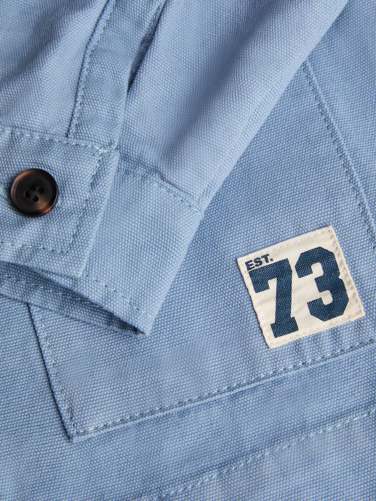 Monsoon Blue Hooded Chore Jacket - Image 3 of 3