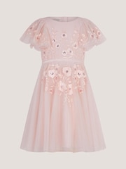 Monsoon Oelene Floral Embroidered Skater Dress - Imaginea 1 din 3