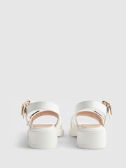 River Island White Snake Buckle Sandals - Image 4 of 4