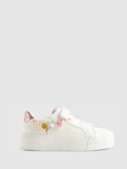 River Island White Charm Trainers - Image 1 of 5