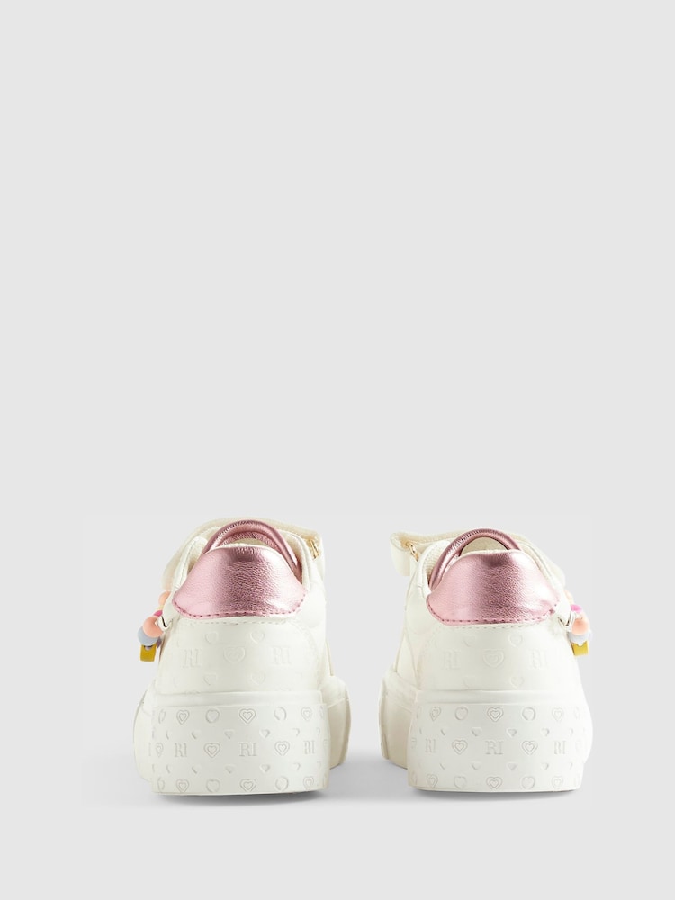 River Island White Charm Trainers - Image 5 of 5