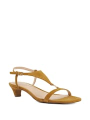 Dune London Natural Leather Monacos Smart Suede Sandals - Image 3 of 6
