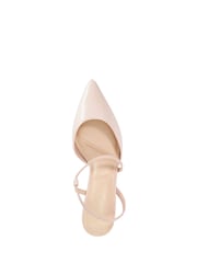 وردي - Dune London Leather Charming Court Shoes - Image 4 of 5