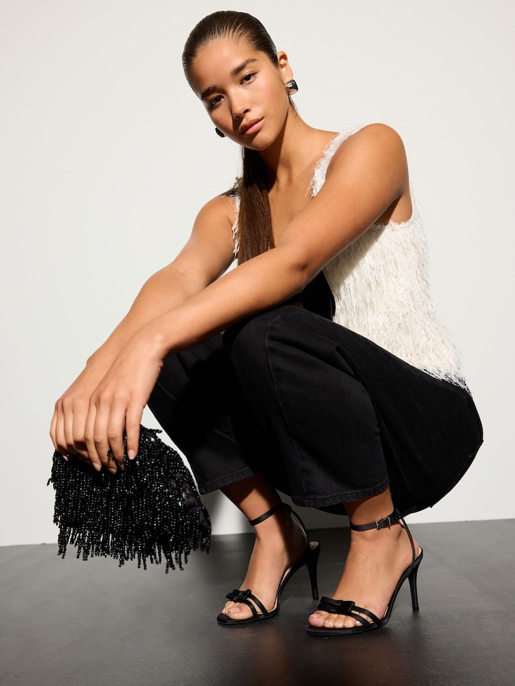 Black Barrel Leg Jeans - Image 2 of 8