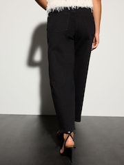 Black Barrel Leg Jeans - Image 4 of 8