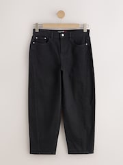Black Barrel Leg Jeans - Image 6 of 8
