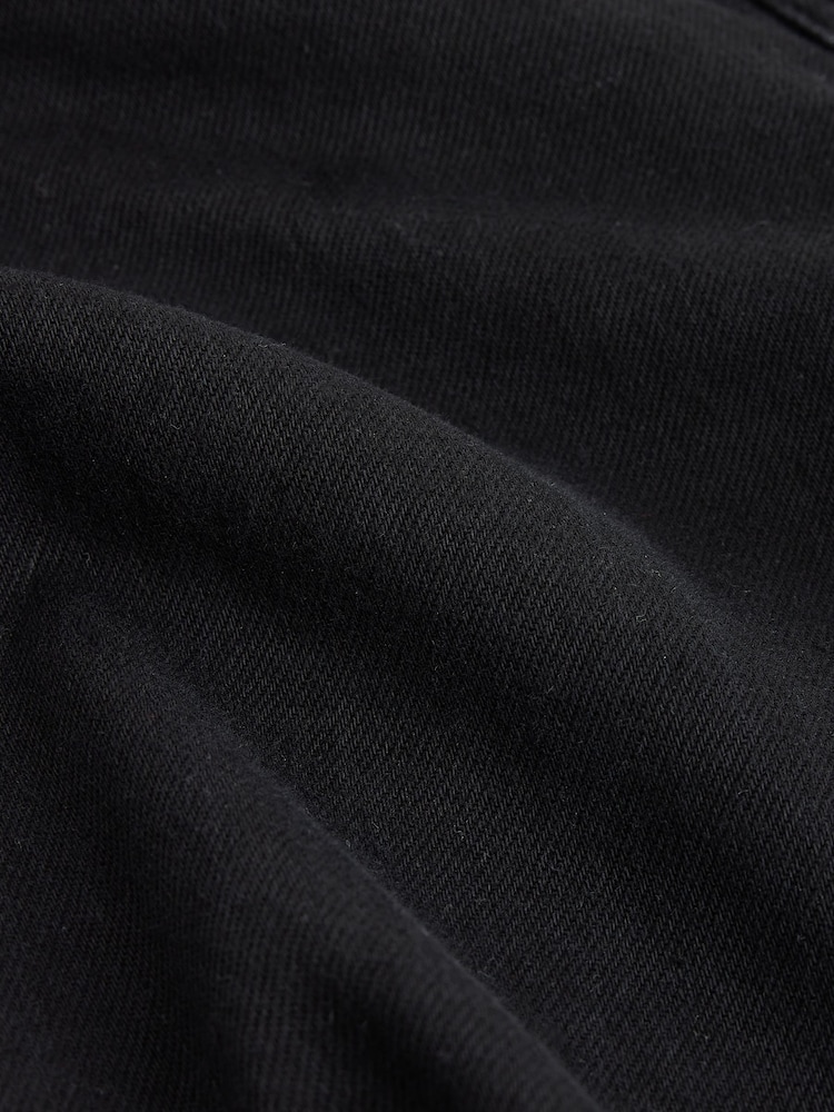 Black Barrel Leg Jeans - Image 8 of 8