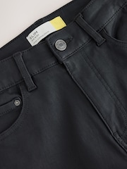 Black Coated Denim Slim Leg Jeans - Image 7 of 8