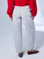 Grey Barrel Leg Jeans - Image 4 of 8