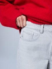Grey Barrel Leg Jeans - Image 5 of 8