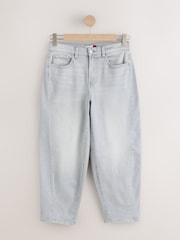 Grey Barrel Leg Jeans - Image 6 of 8
