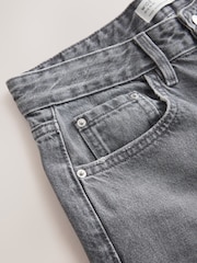 Dark Grey Wide Leg Denim Jeans - Image 7 of 8