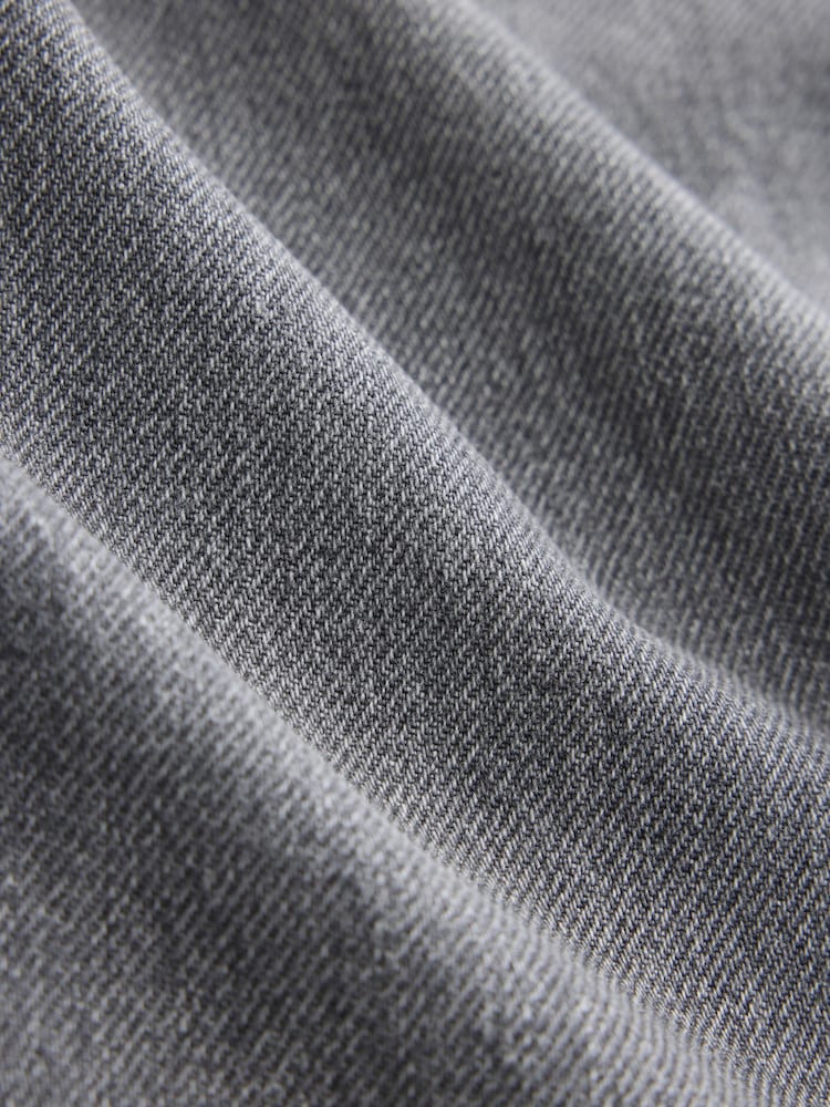 Dark Grey Wide Leg Denim Jeans - Image 8 of 8 Dark Grey Wide Leg Denim Jeans - Image 8 of 8