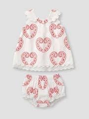 Angel & Rocket White Renae Bandana Heart Print Tunic - Image 1 of 1