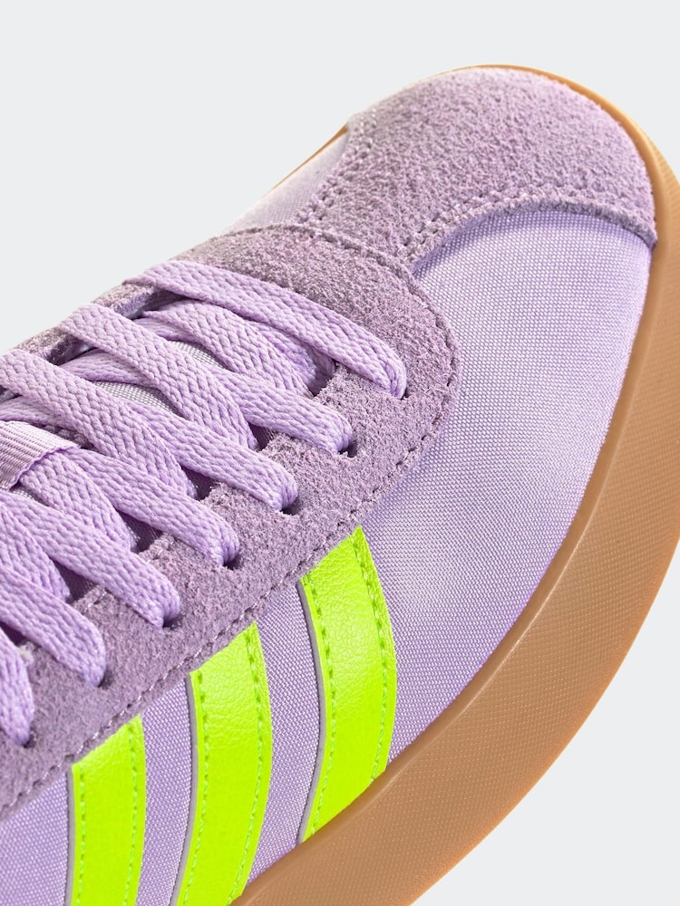adidas Purple VL Court Shoes - Image 10 of 10