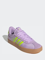 adidas Purple VL Court Shoes - Image 3 of 10