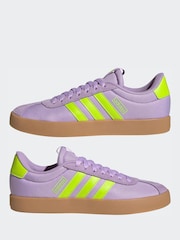 adidas Purple VL Court Shoes - Image 6 of 10