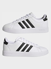 adidas White Grand Court Shoes - Image 6 of 10
