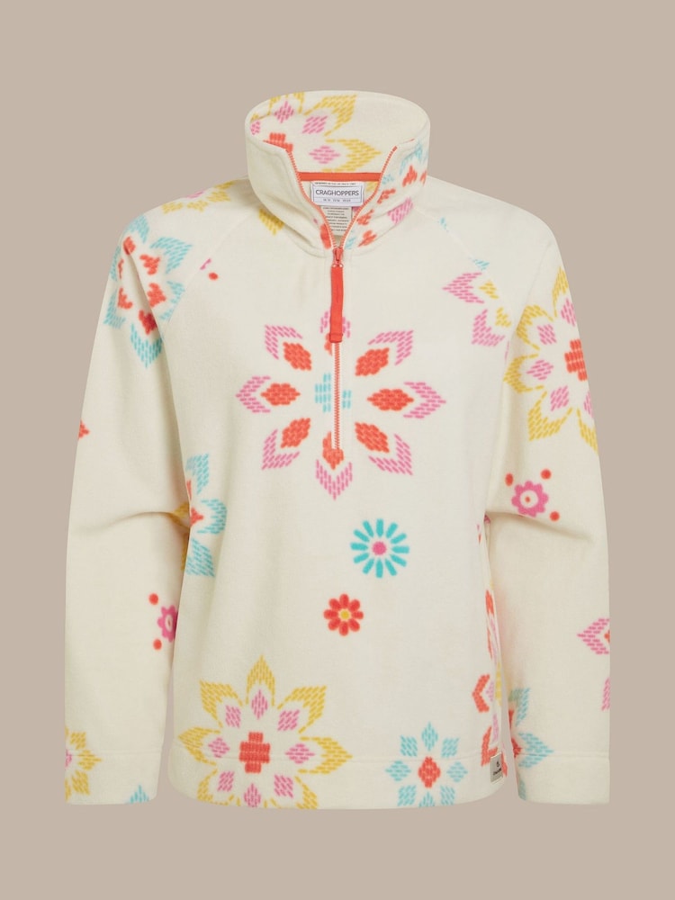 Craghoppers Cream Annjela Half Zip Fleece - Image 4 of 4
