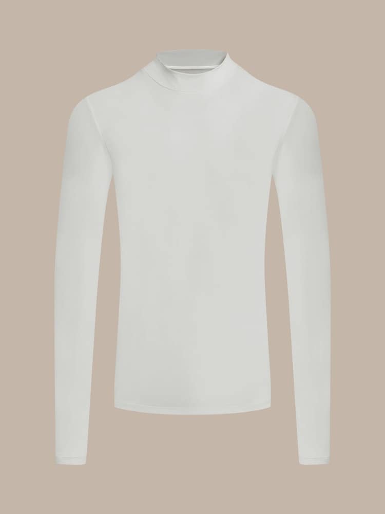 Craghoppers Cream NosiLife Long Sleeved Mock Neck Top - Image 1 of 6