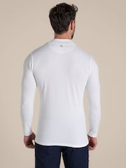 Craghoppers Cream NosiLife Long Sleeved Mock Neck Top - Image 2 of 6