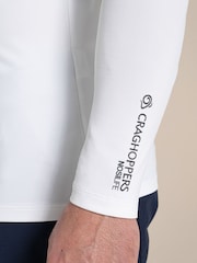 Craghoppers Cream NosiLife Long Sleeved Mock Neck Top - Image 5 of 6
