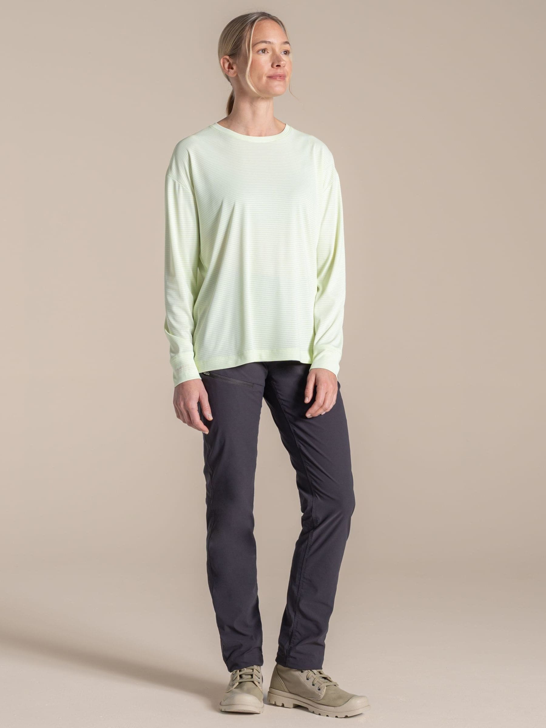 Craghoppers Women's Nosilife Solar Shield+ Long-Sleeved Top - Pear Drop - 12 - Image 5