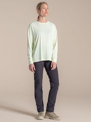 Craghoppers Green Nosilife Solarshield+Long Sleeved T-Shirt - Image 1 of 4