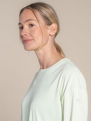 Craghoppers Green Nosilife Solarshield+Long Sleeved T-Shirt - Image 3 of 4