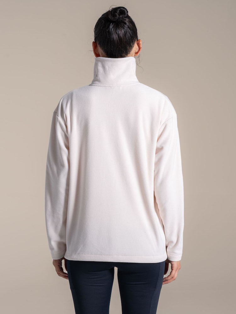 Craghoppers White Nadia Overhead Fleece - Image 2 of 4 Craghoppers White Nadia Overhead Fleece - Image 2 of 4