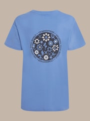 Craghoppers Blue Yago Short Sleeved Top - Image 4 of 5