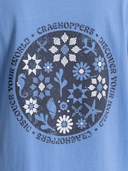 Craghoppers Blue Yago Short Sleeved Top - Image 5 of 5