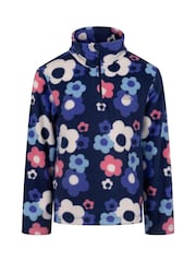 Trespass Blue Melsa Flower Print Full Zip Fleece - Image 1 of 2