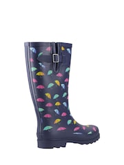 Mėlyna - „Cotswolds Cleeve“ aukšti sintetinės gumos Wellingtons batai - 3 paveikslėlis iš 4
