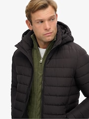 Svart - Superdry Med hette Fuji Fôret jakke - Bilde 5 av 8