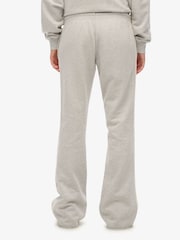 Superdry Grey Athletic Stripe Flare Joggers - Image 6 of 8