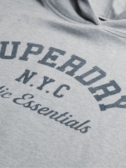 Grå - Superdry Athletic Essentials Relaxed Hettegenser - Bilde 7 av 7
