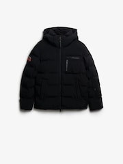 Superdry Black Ski Sports Padded Jacket - Image 7 of 8